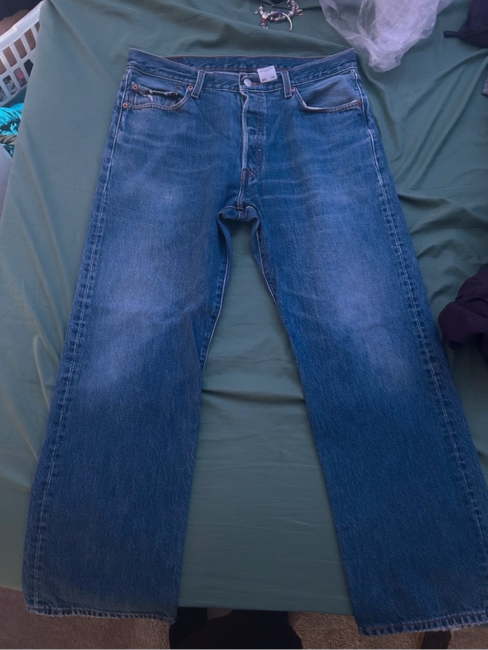 Levi's Men's Relaxed Blue Denim Jeans
